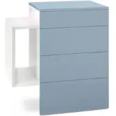 Vladon NACHTTISCH Queens Front in Denim matt
