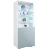 Vladon VITRINE Granada Denim matt