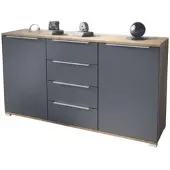 Vladon SIDEBOARD Linio Anthrazit matt