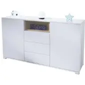 Vladon SIDEBOARD Skadu Eiche sägerau