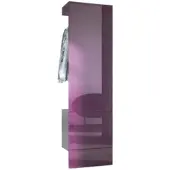 Vladon GARDEROBE Carlton Paneel in Brombeer Hochglanz