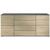 Vladon SIDEBOARD Rova Eiche sägerau