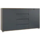 Vladon SIDEBOARD Sylt Anthrazit matt