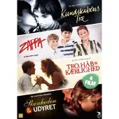 Nordisk film Danske Ungdimsklassikere - (4DVD BOKS) Indeholder, Zappa, Kundskabens træ, Skønheden og udyret samt tro, håb og kærlighed.
