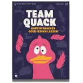 Helvetiq , TEAM QUACK, Kartenspiel, Kooperatives Spiel mit scharfer Beobachtung und cleveren Hinweisen, Spannendes Teamspiel für die ganze Familie, Für 3–6 Spieler ab 10 Jahren
