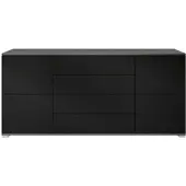 Vladon SIDEBOARD Rova Schwarz matt