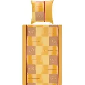 Erwin Müller Single-Jersey Bettwäsche in ocker-gelb | Gr.: 155x240 cm (40x80 cm)