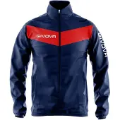 Givova 2XS navy/rot | Regenjacke "Rain Scudo"