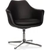 Hjh OFFICE ARTEMIA - Loungesessel Schwarz