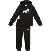 Puma Trainingsanzug "ESS NO1 LOGO SWEAT SUIT FL PS" 2 Stk. mit Kapuze, bequeme Passform