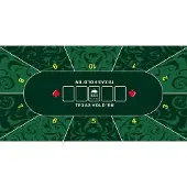 Buffalo -Poker-Tischdecke, grün, 180 x 90 cm, 3 mm