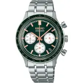 Seiko SSB481P1 Herren-Chronograph Grün/Roségoldfarben