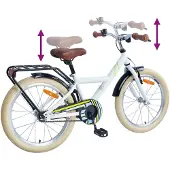vidaXL Kinderfahrrad 20 Zoll für 6-11 Jahre alt Weiß