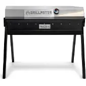 Grillpeter Mangal Altan 90 Schaschlikgrill 3mm Stahl mit Edelstahldeckel