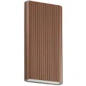 LUCANDE Außenwandleuchte Raija , braun / rost, Aluminium, Modern, Wandleuchte außen