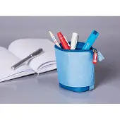 Brunnen Etui und Stiftkeköcher blau Packung mit 4 Stück