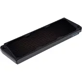 Alphacool 14230, Heizkörper, Messing, Stahl, Schwarz, 124 mm, 413 mm, 30 mm