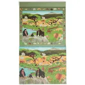 Scratch Puzzle magnetyczne i gra 2w1 Sawanna