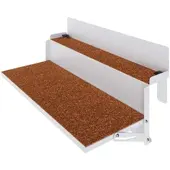 Letti Balkontisch – hängend – LEVIRA – Modell 64 – Metall – Weiß – 64x35x29 cm