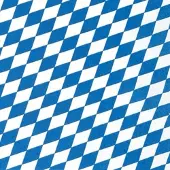 Home Fashion , Bayernraute, Lunch-Servietten aufgefaltetes Maß 33 cm x 33 cm, im Viertelfalz, 20 Stück pro Pack, 12 Pack pro Karton