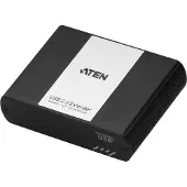 Aten 4-Port USB 2.0 CAT 5 Extender, AV-Sender & -Empfänger, 100 m, Kabelgebunden, Schwarz, Weiß
