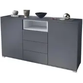 Vladon SIDEBOARD Skadu Weiß matt