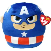 TY Marvel Captain America - Squishy Beanie - Plüschkissen 20 cm