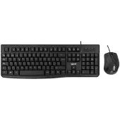 Iggual CMK-business 2, Volle Größe (100%), Kabelgebunden, USB, QWERTY, Schwarz, Maus enthalten