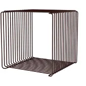 Montana - Panton Wire Regal / Beistelltisch 34,8 cm, schwarz-rot