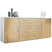Vladon SIDEBOARD Verona Eiche Natur