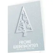 Seelenzauber GmbH Weihnachtskarte Weihnachtsbaum mit passendem Umschlag 10x Karte 10x Umschlag