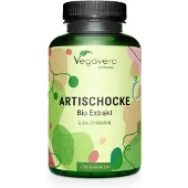 Vegavero Artischocke Extrakt | 120 Kapseln | 2,5% Cynarin | -Qualität aus Frankreich | vegan
