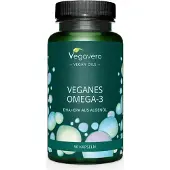 Vegavero Omega-3 Öl | 90 Kapseln | DHA + EPA aus Algenöl | vegan