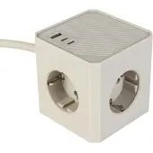 Momax Multistecker Mali Sandfarben mit 3 Steckdosen