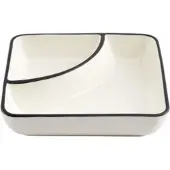 Salt & pepper Servierschale Nero White 14,5 cm