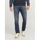 Jack & Jones Regular-fit-Jeans "JJICLARK im Used-Look, Stretchkomfort und niedrige Leibhöhe" Baumwollmischung, regular fit