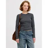 JJXX Bluse Freya 12200404 Grau Stretch Fit