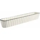 Salt & pepper Servierschale Nero White 26 x 4 x 3,5 cm