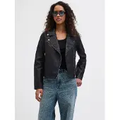Jack & Jones 12206262_2161_S, Motorradjacke, Uni, Erwachsener, Reißverschluss, Polyester, Schwarz