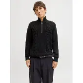 Jack & Jones Einfarbig Sweatshirt Mit Halbem Reißverschluss