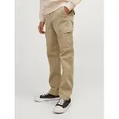 Jack & jones Junior Stoffhose 12261033 Beige Regular Fit