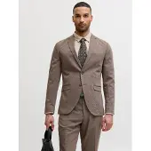 Jack & Jones Einreihiger Blazer in Morel | Gr.: 46
