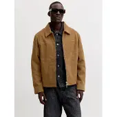 Jack & Jones Jacke aus Wildleder in Cognac | Gr.: S