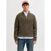 Jack & Jones Strickjacke Mit Viertelreißverschluss