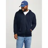 Jack & Jones Basic Plus Size Reißverschlusspullover