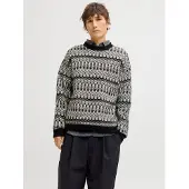 Jack & Jones Pullover Blumax 12286244 Schwarz Relaxed Fit