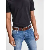 Jack & Jones Ledergürtel "JACPAUL LEATHER BELT NOOS"