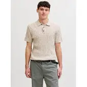 Jack & Jones Eemil Knit Cable Kurzarm-poloshirt