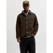 Jack & Jones Jacke aus Wildleder in Chocolate Brown | Gr.: L