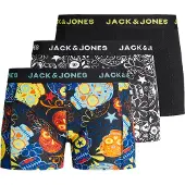 Jack & jones Boxershorts - 3er-Pack - Jacsugar-Schädel - Schwarz - - 10 Jahre (140) - Boxershorts